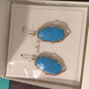 Stella & Dot Turquoise Earrings
